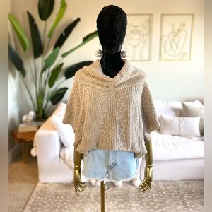 Jon & Anna Knit Poncho Sweater